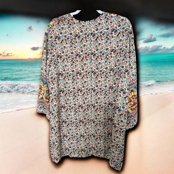 Colorful Patterned Kimono - Picture 2 of 5